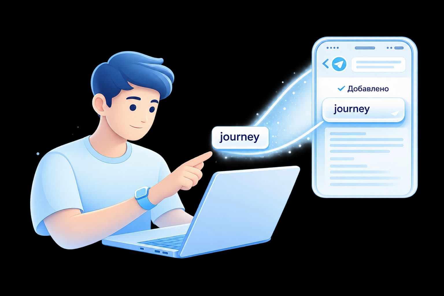 Добавление новых слов через Telegram-бот Langify Добавление новых слов в Langify через Telegram-бот